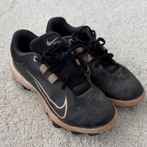 Nike Black and White Softball Cleats